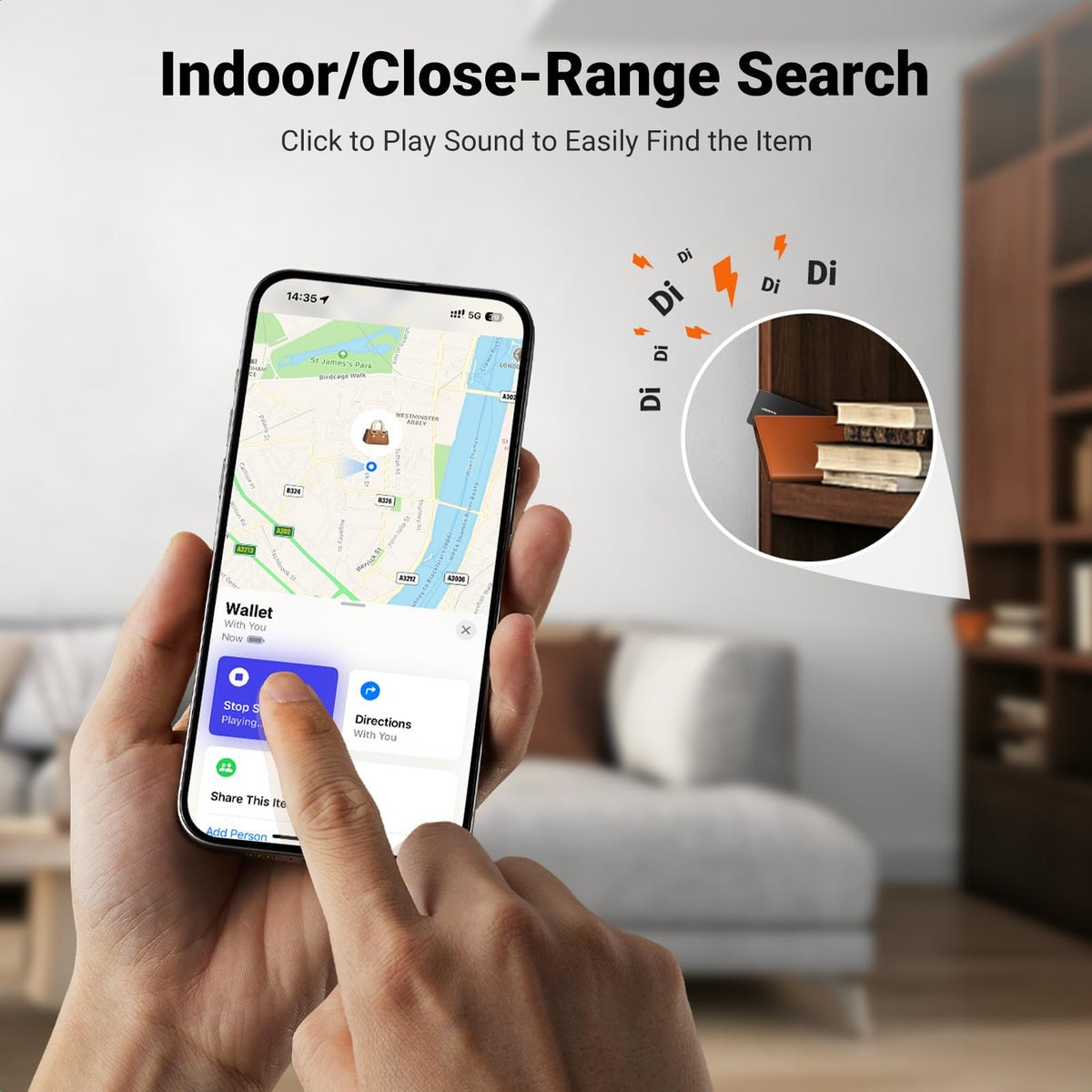 SlimFind™ Track your wallet and luggage wherever you go